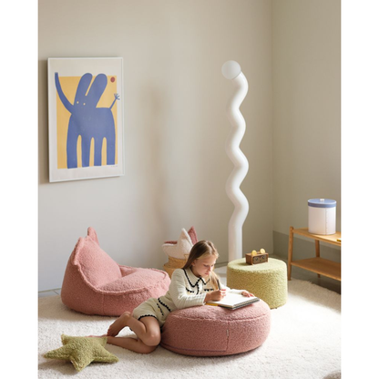 Bear sėdmaišio ir pufo rinkinys  - Guava Pink