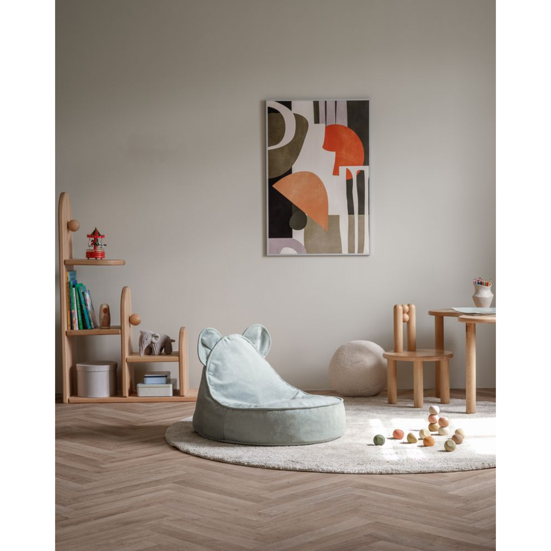 Bear sėdmaišis - Misty Green