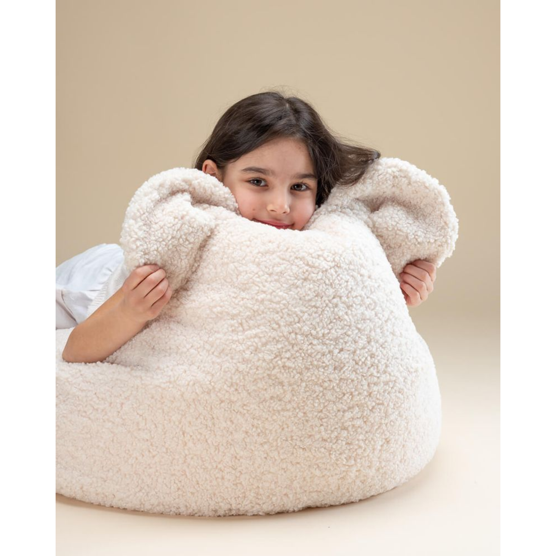 Bear sėdmaišis - Cream White