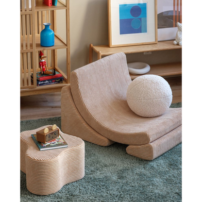 Moon trijų dalių fotelis - Brown Sugar