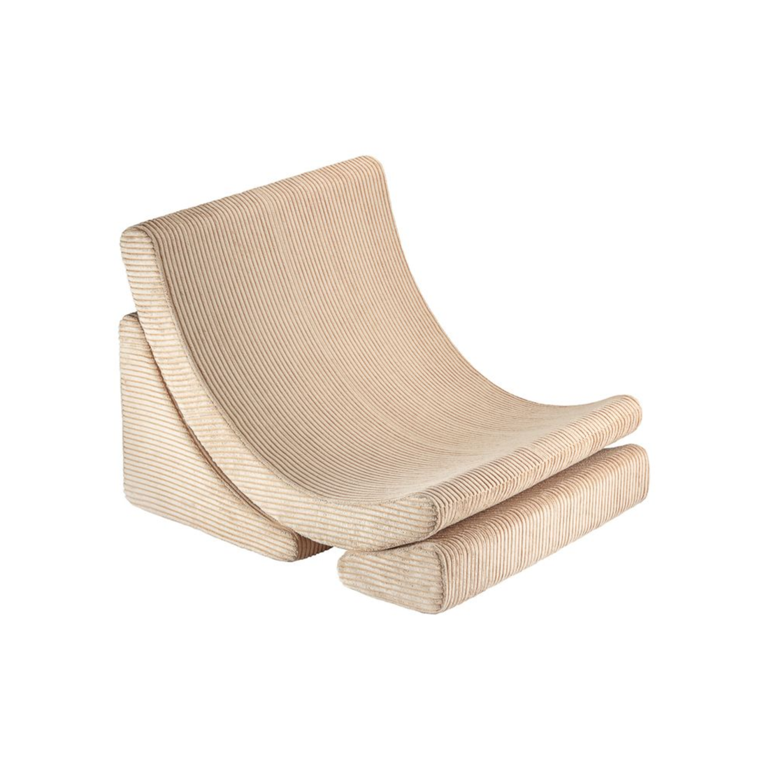 Moon trijų dalių fotelis - Brown Sugar