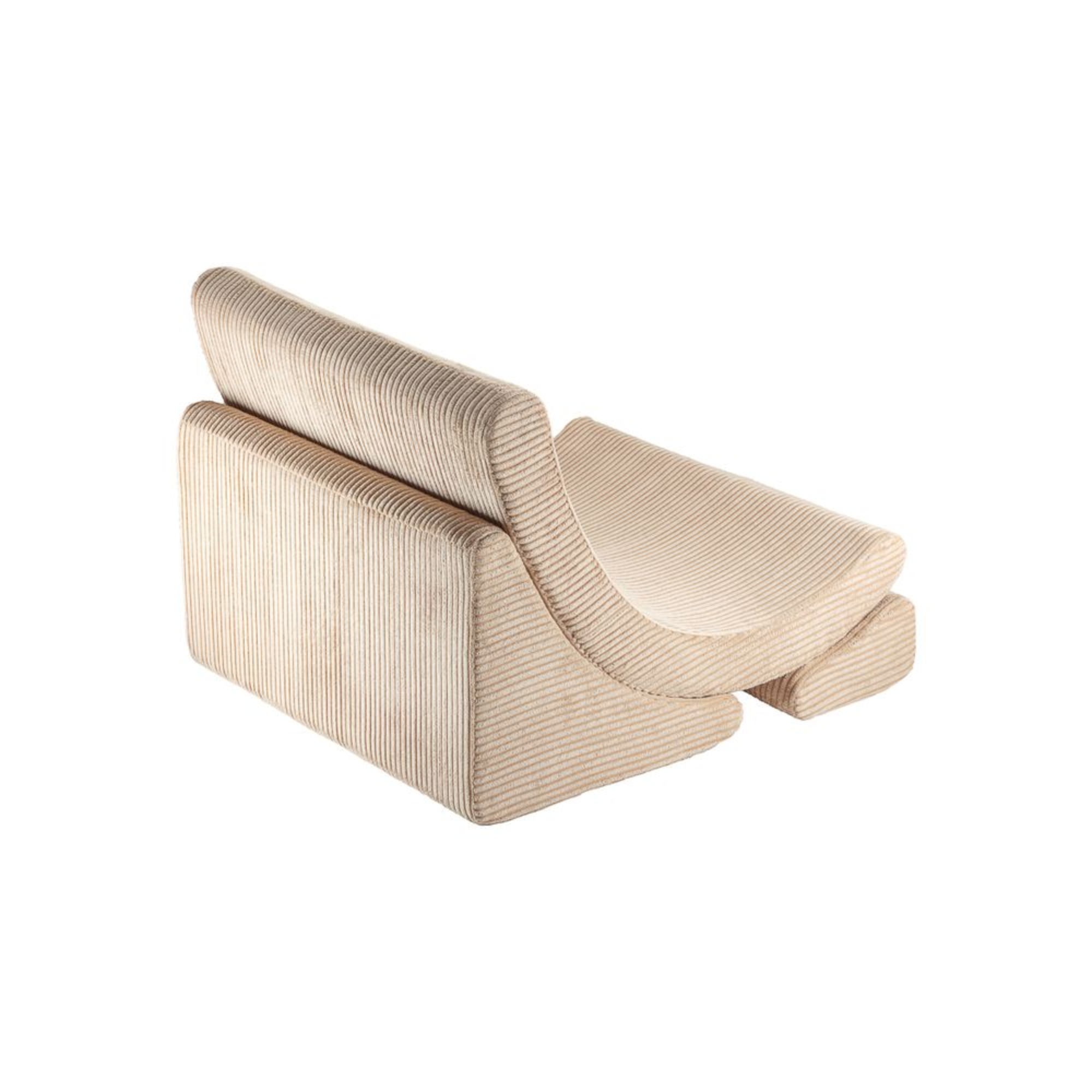 Moon trijų dalių fotelis - Brown Sugar