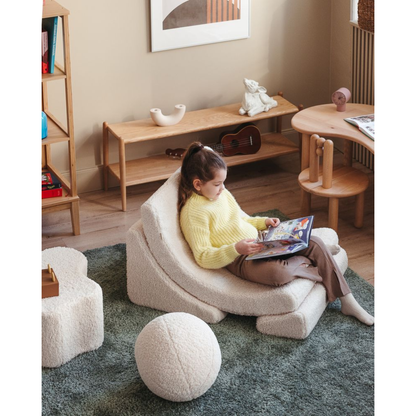 Moon trijų dalių fotelis - Cream White