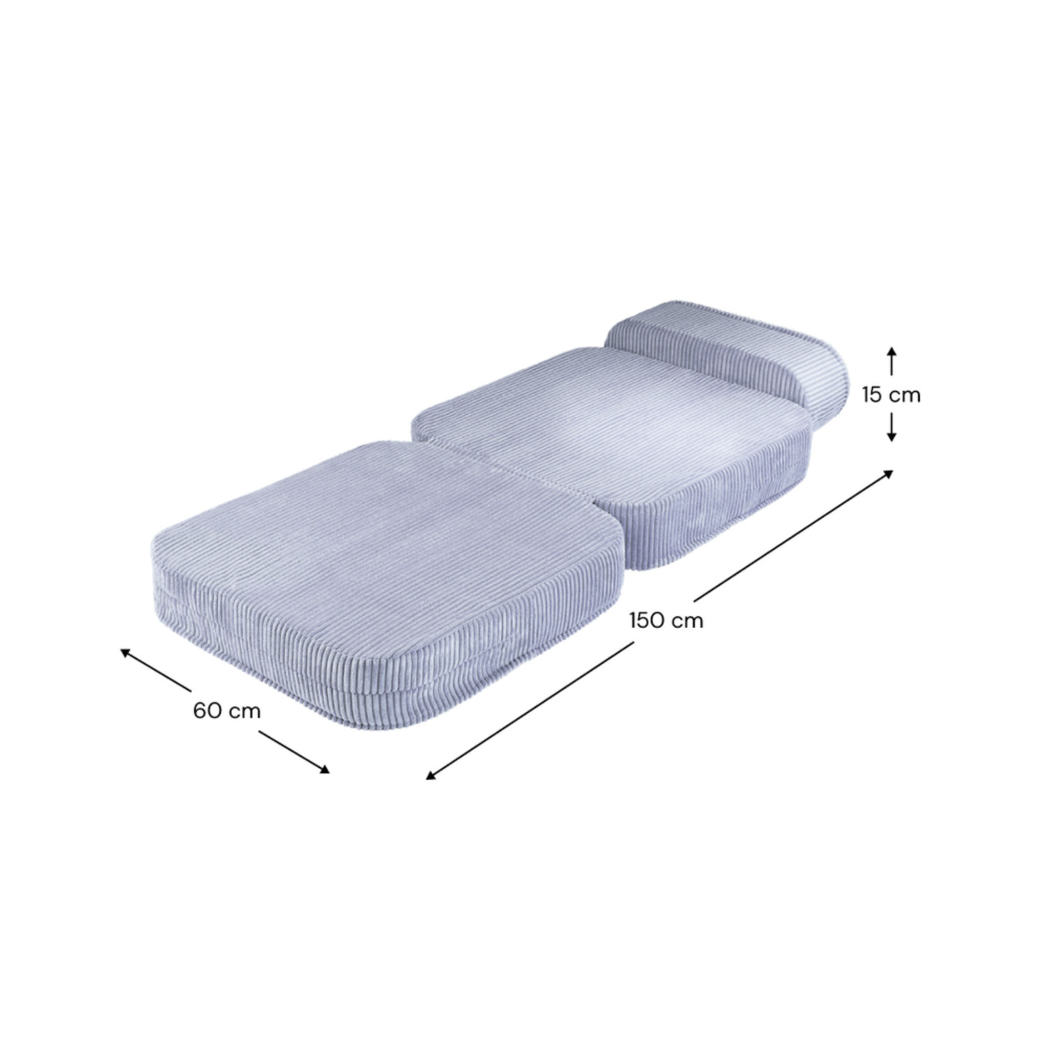 Sulankstoma kėdė - Blueberry Blue