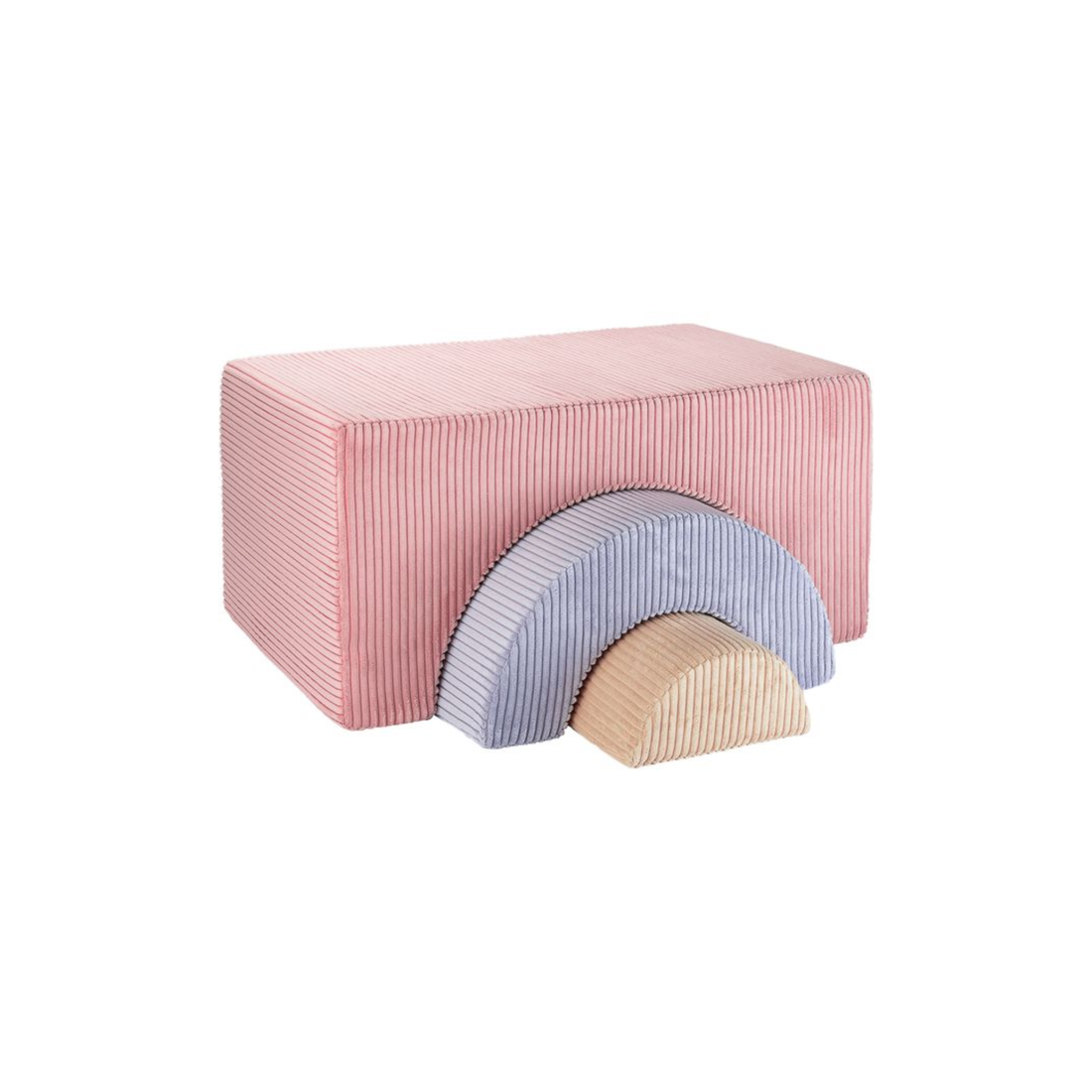 Rainbow vaikiškų baldų rinkinys - Pink Mousse