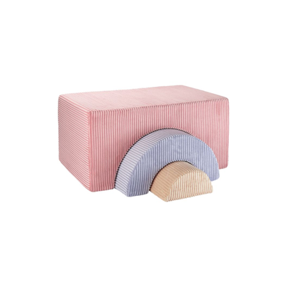 Rainbow vaikiškų baldų rinkinys - Pink Mousse