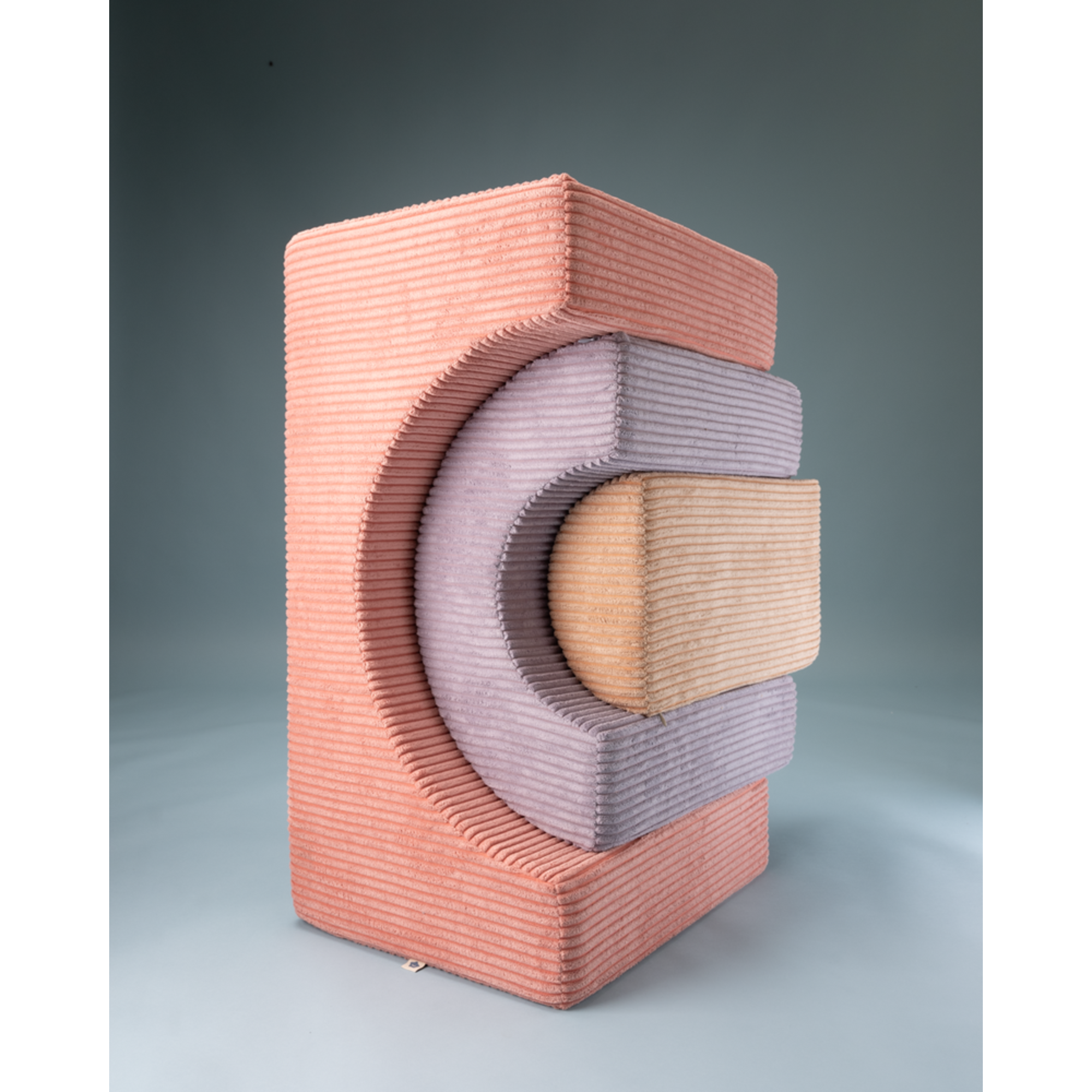 Rainbow vaikiškų baldų rinkinys - Pink Mousse