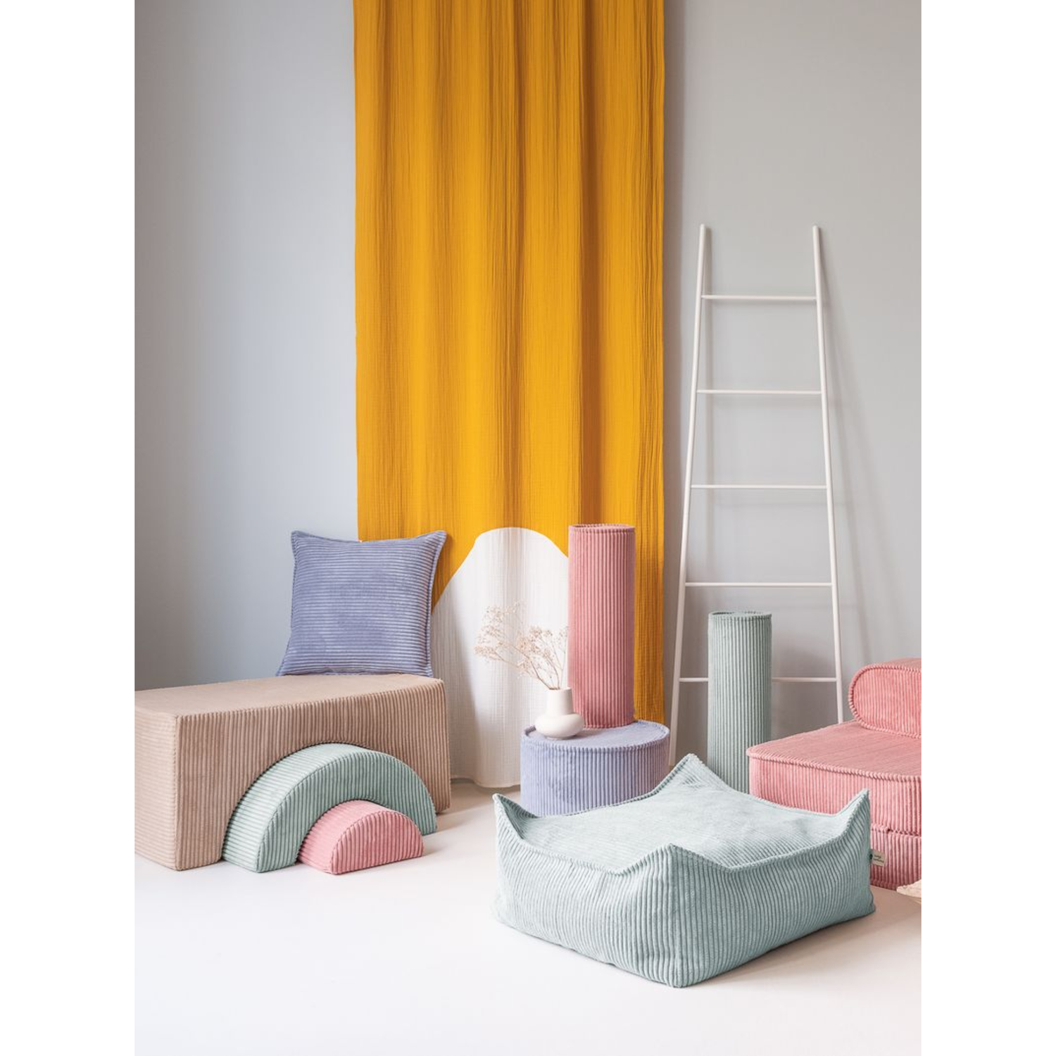 Rainbow vaikiškų baldų rinkinys - Brown Sugar