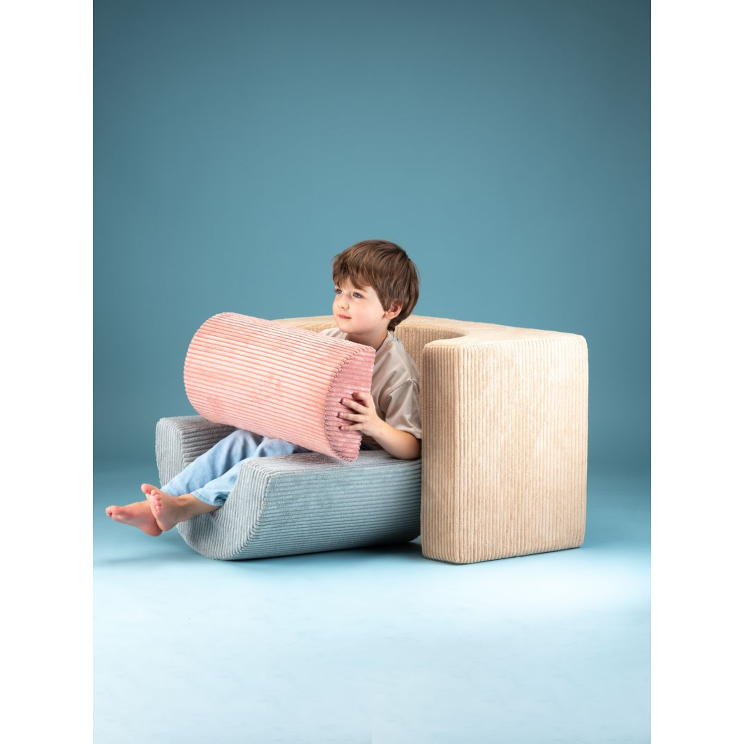 Rainbow vaikiškų baldų rinkinys - Brown Sugar