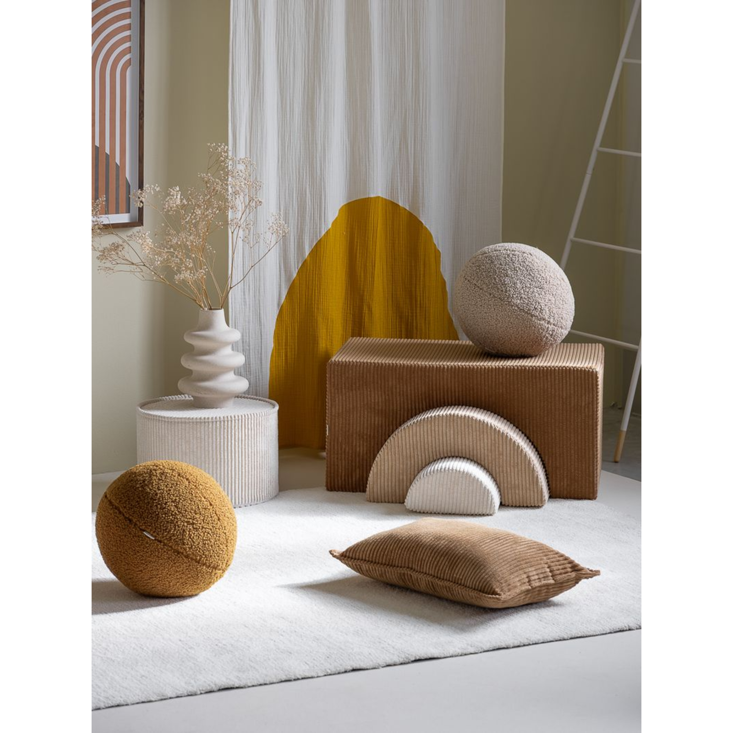 Rainbow vaikiškų baldų rinkinys - Toffee