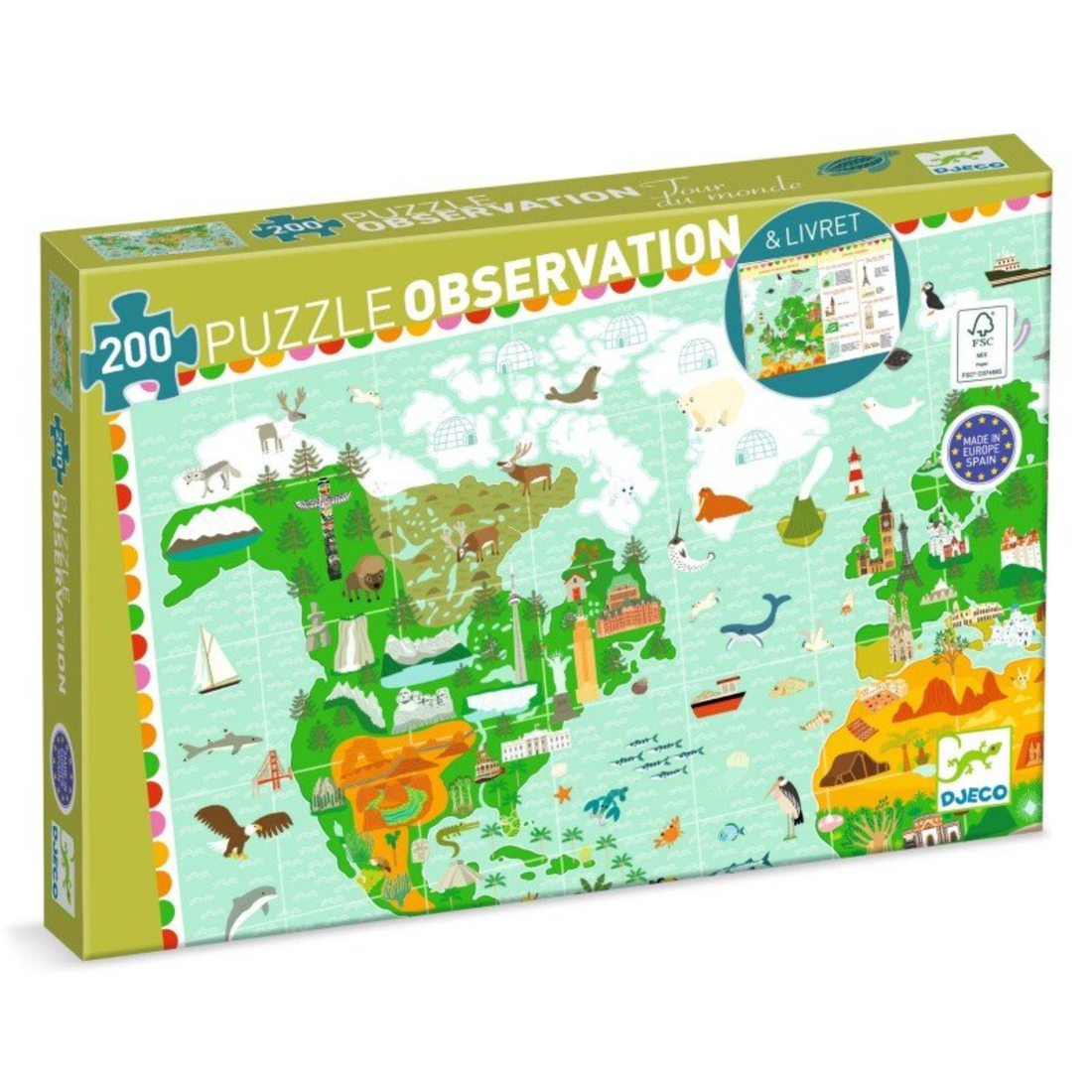 Dėlionė - Around the world