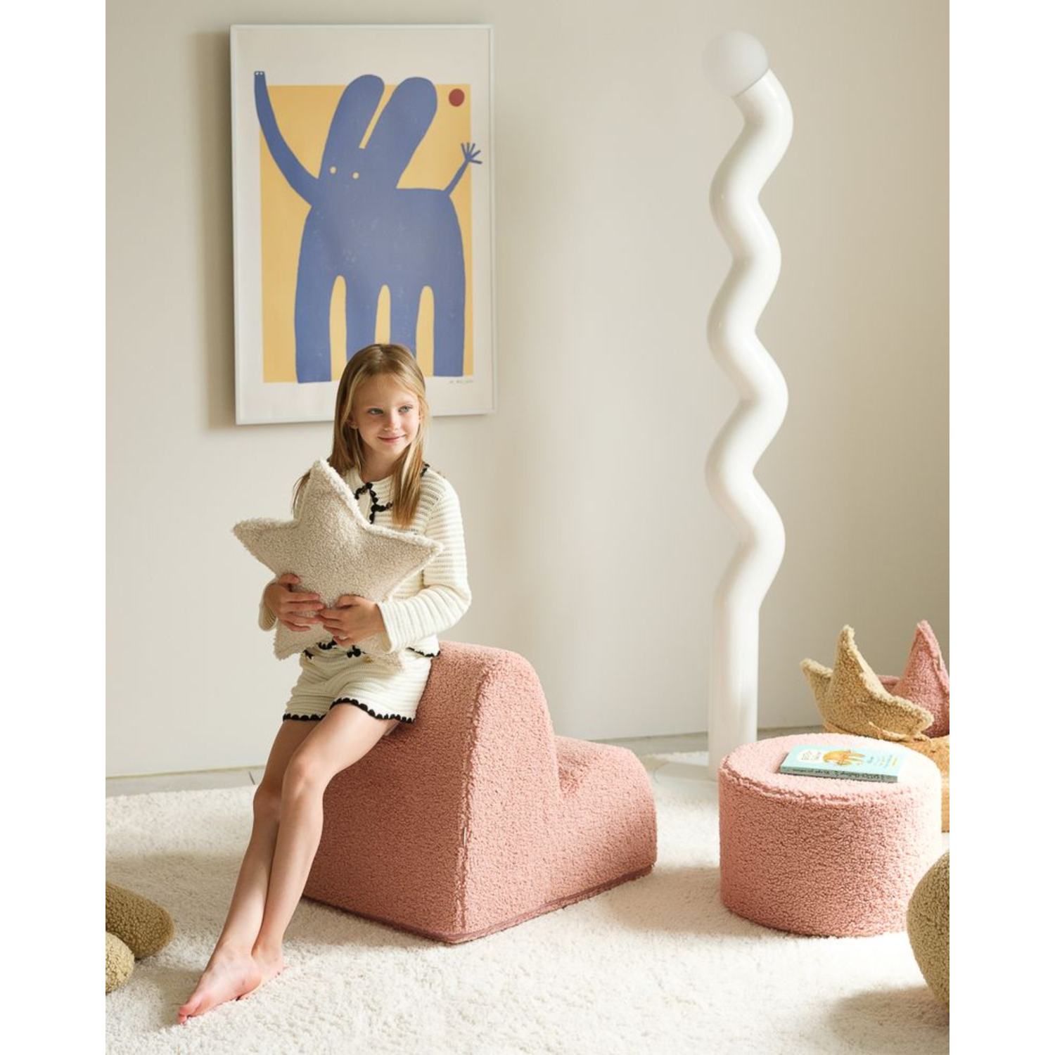 Pagalvėlė Star - Cream White