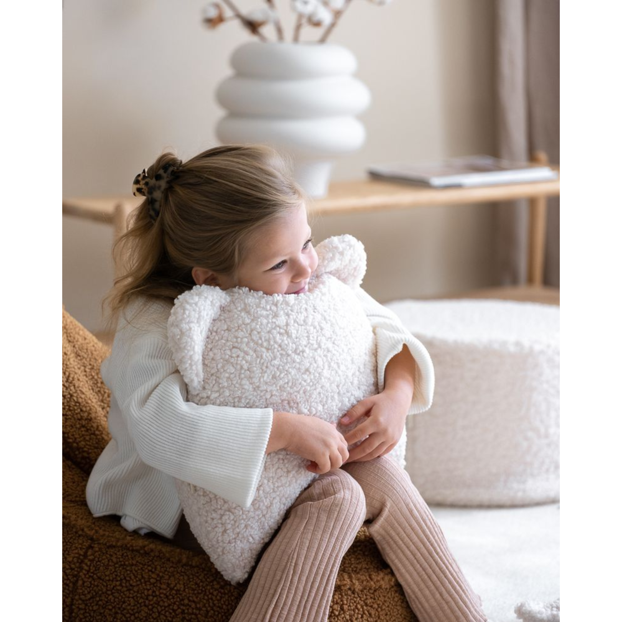 Pagalvėlė Bear - White Cream