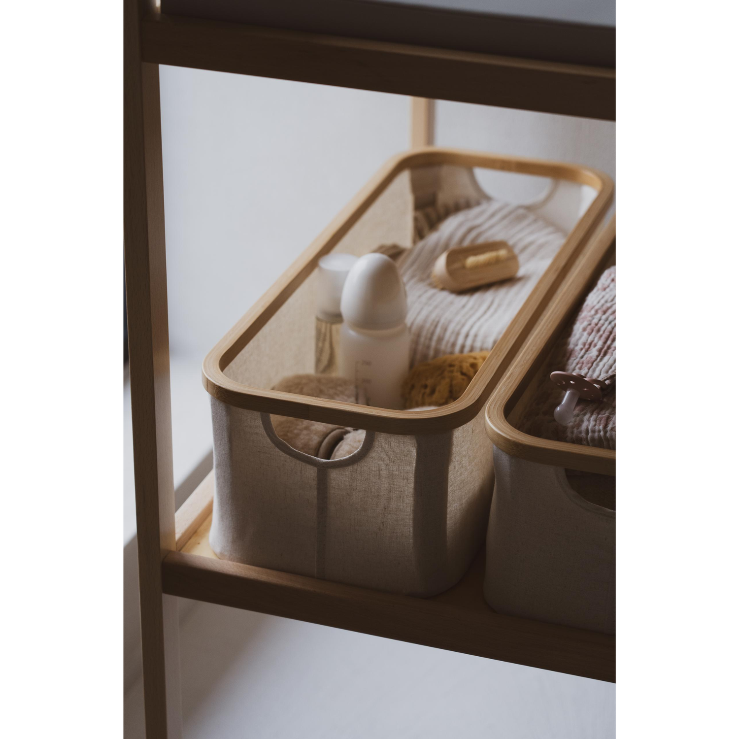 Vystymo stalo krepšys - Natural