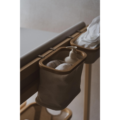 Pakabinamas vystymo stalo krepšelis Wipes - Natural