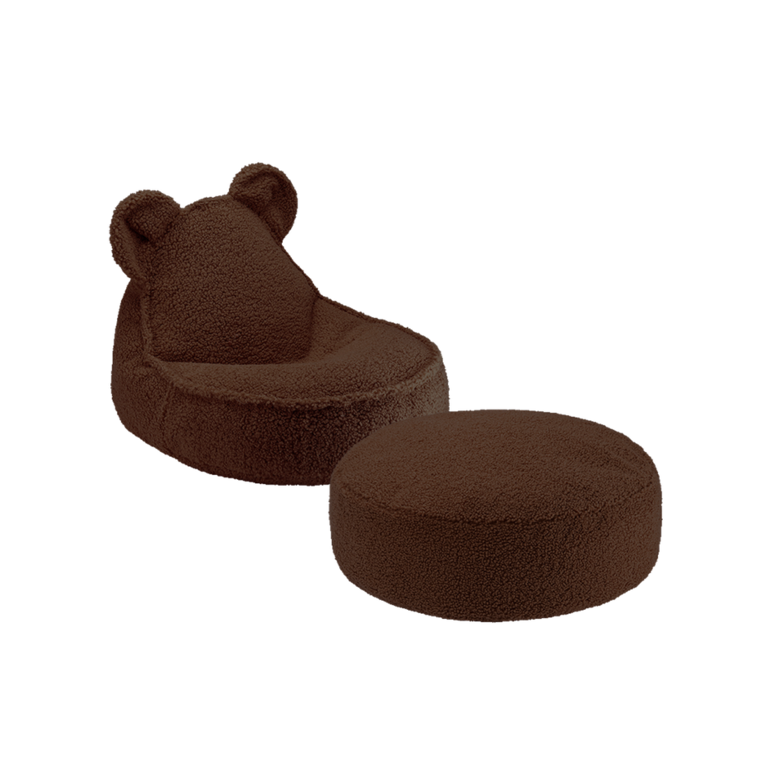 Bear sėdmaišio ir pufo rinkinys - Warm Hazel