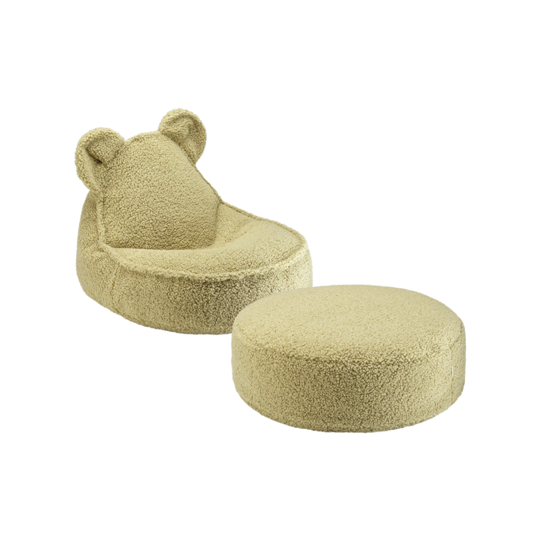 Bear sėdmaišio ir pufo rinkinys - Matcha