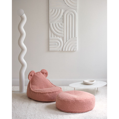 Bear sėdmaišio ir pufo rinkinys  - Guava Pink