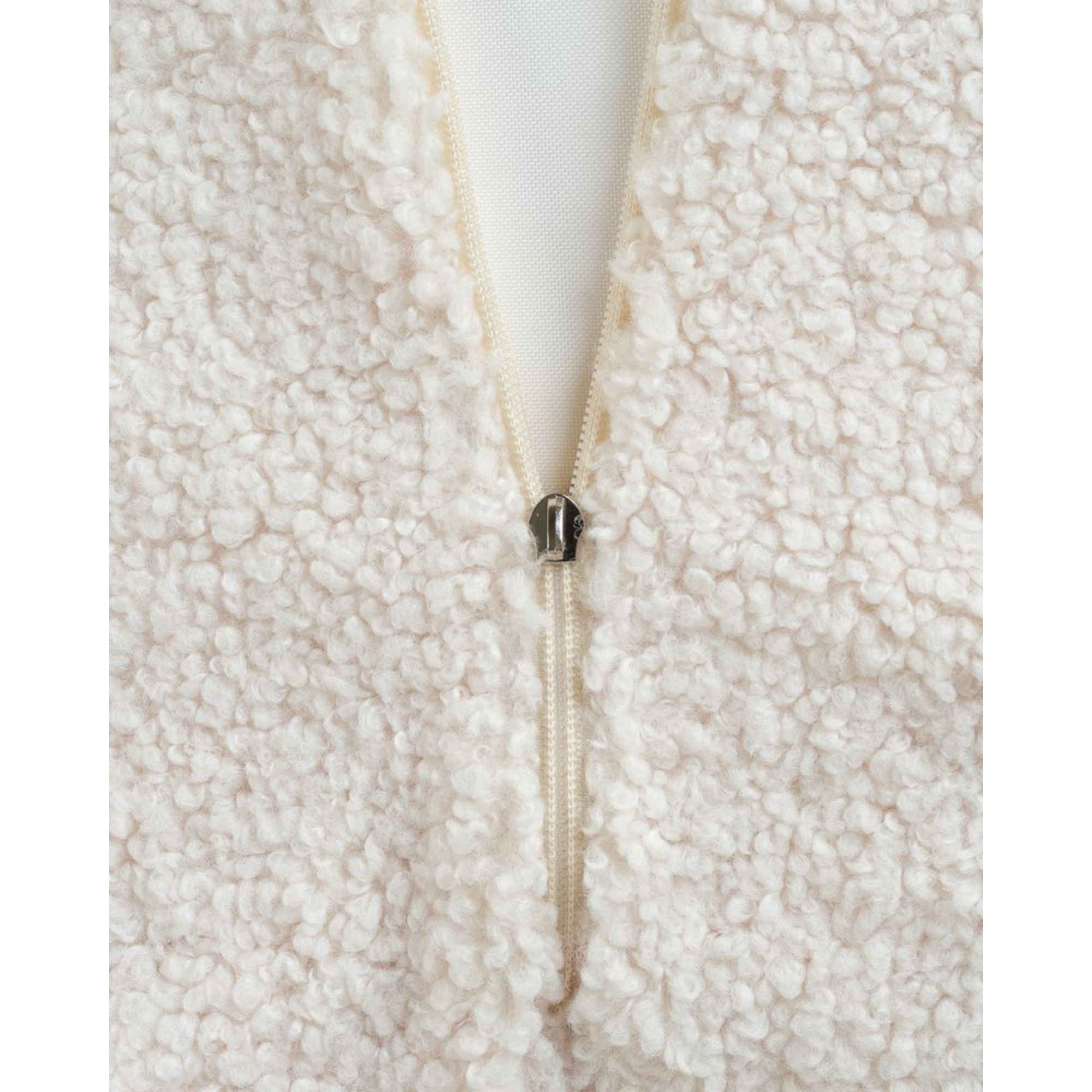 Bear sėdmaišio ir pufo rinkinys - Cream White