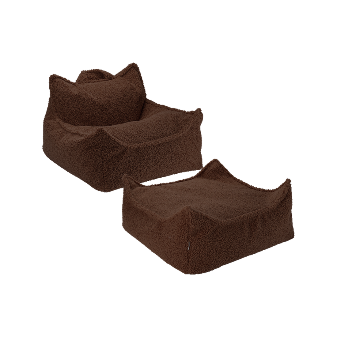 Sėdmaišio ir pufo rinkinys - Warm Hazel