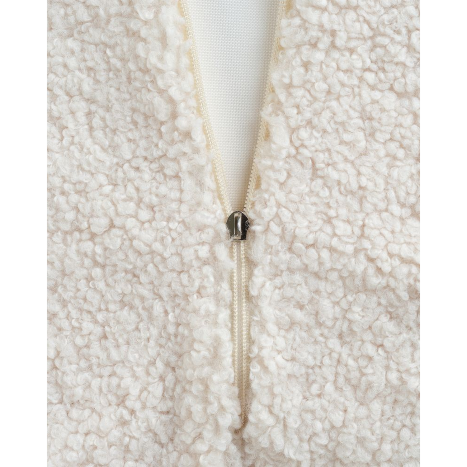 Sėdmaišio ir pufo rinkinys - Cream White