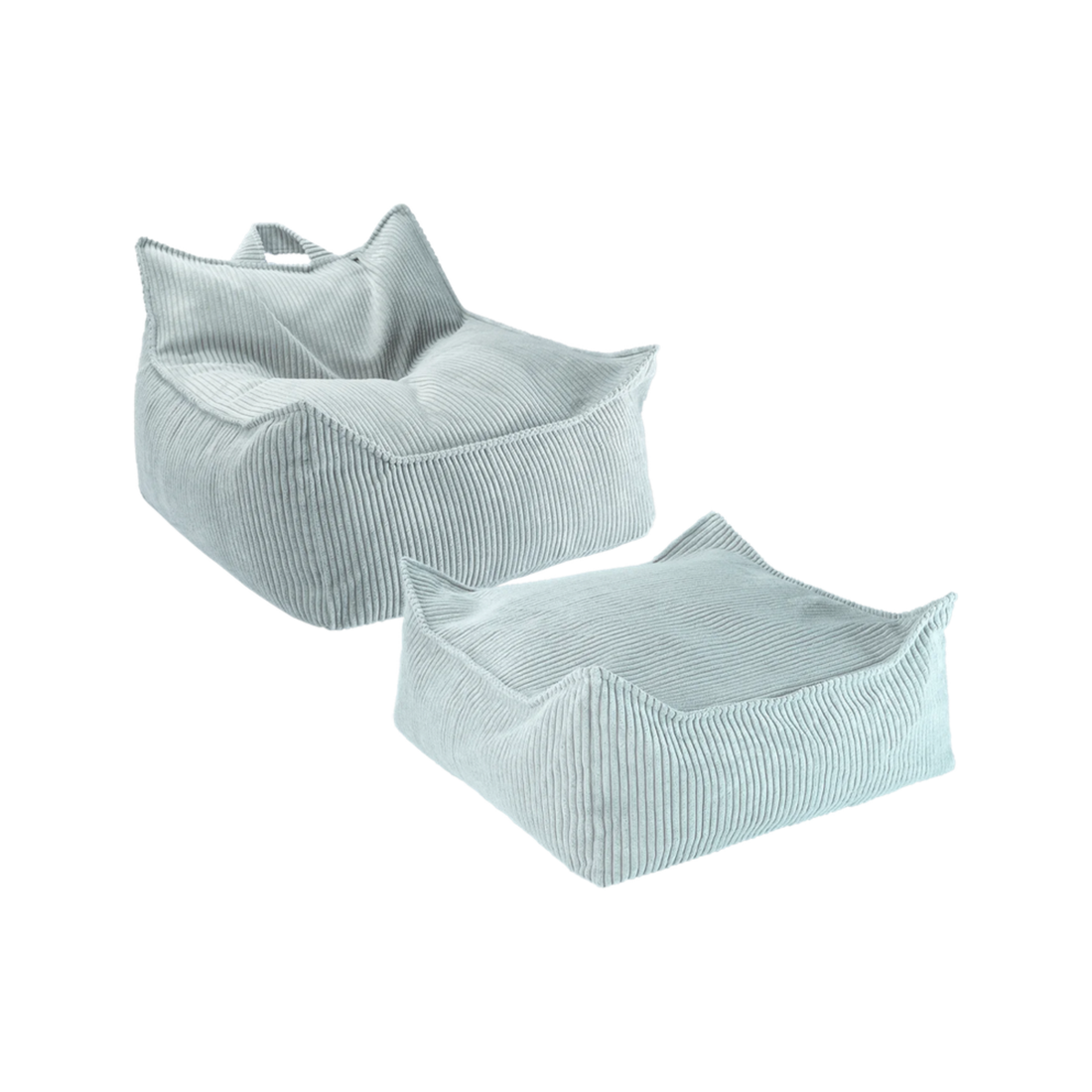 Sėdmaišio ir pufo rinkinys - Peppermint Green