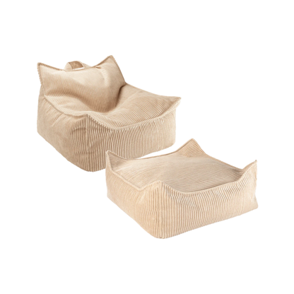 Sėdmaišio ir pufo rinkinys - Brown Sugar