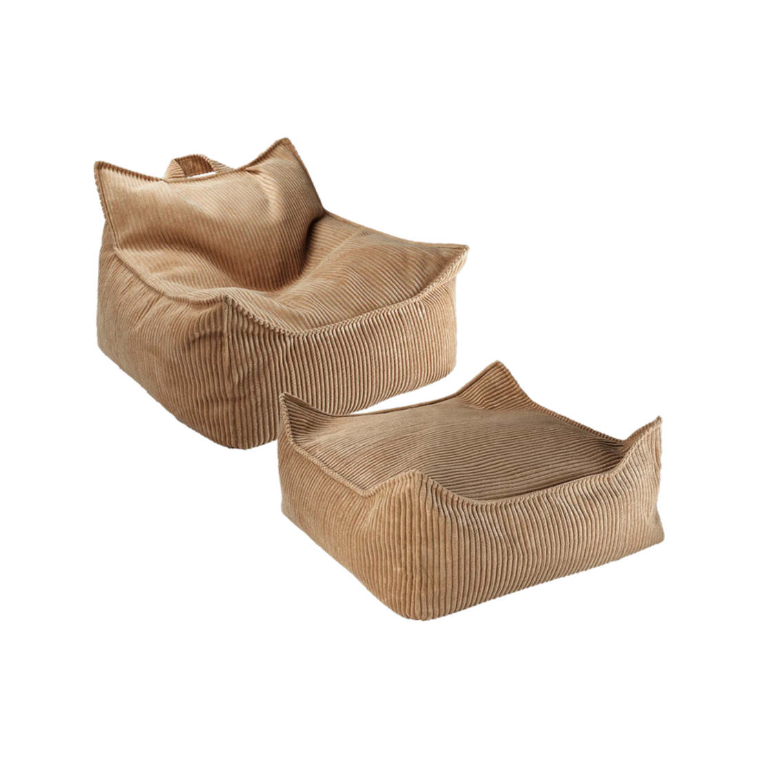 Sėdmaišio ir pufo rinkinys - Toffee