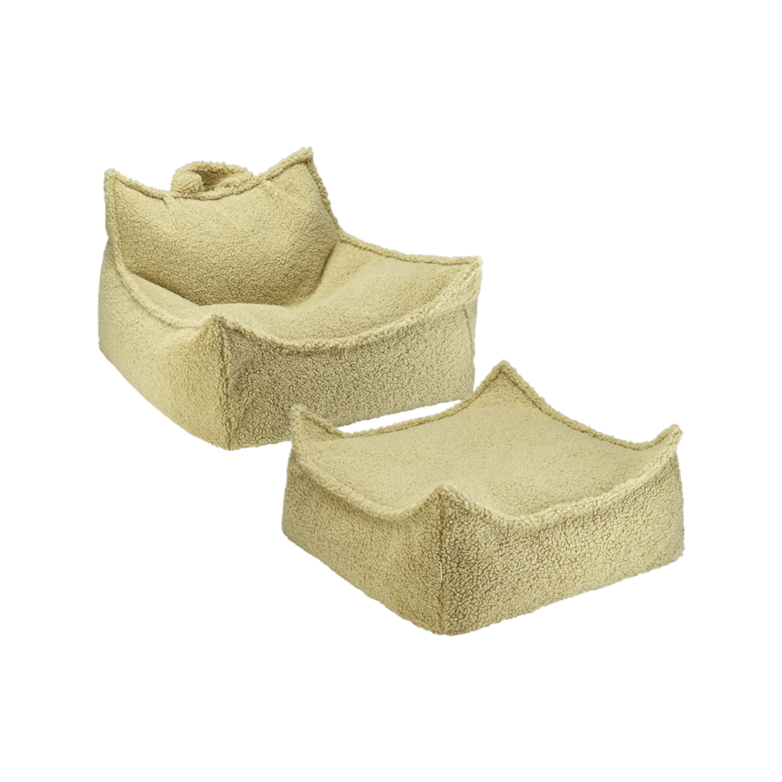 Sėdmaišio ir pufo rinkinys - Matcha