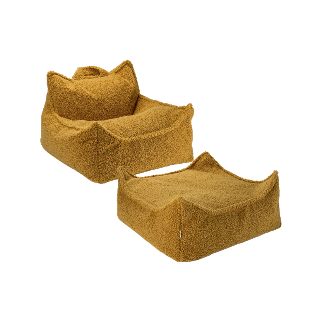 Sėdmaišio ir pufo rinkinys - Maple