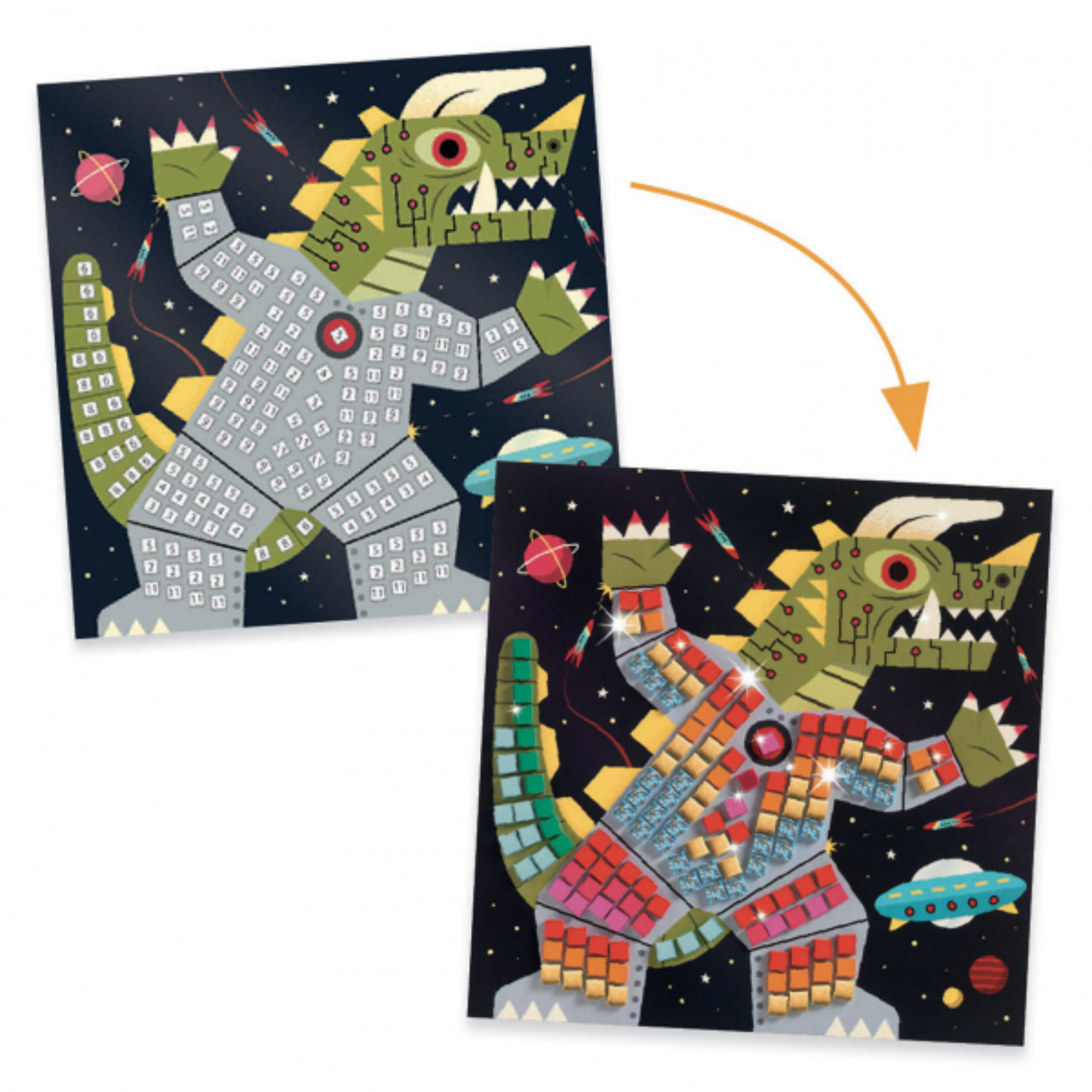 Djeco mosaic - Space Battle