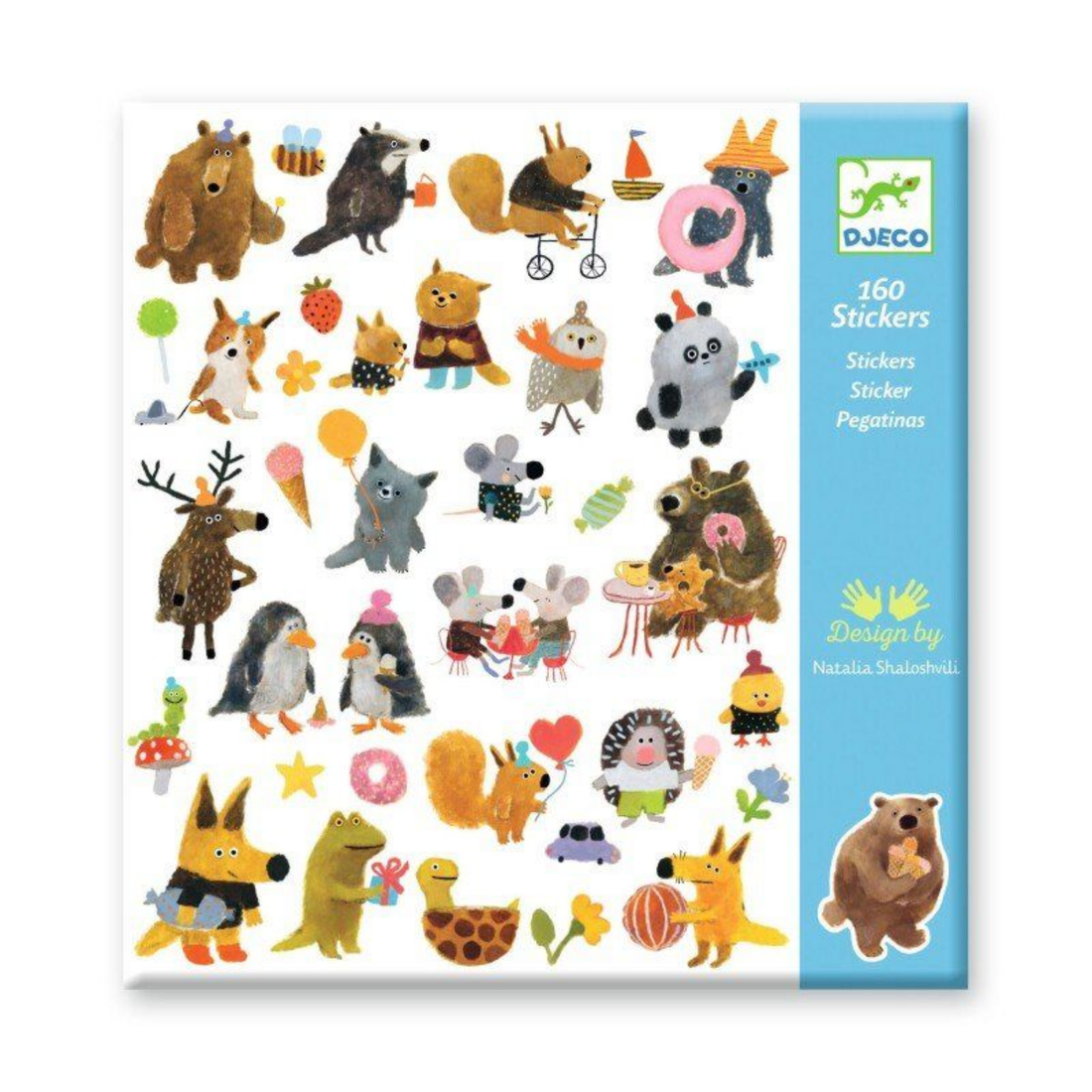 Lipdukų rinkinys - Fluffy friends