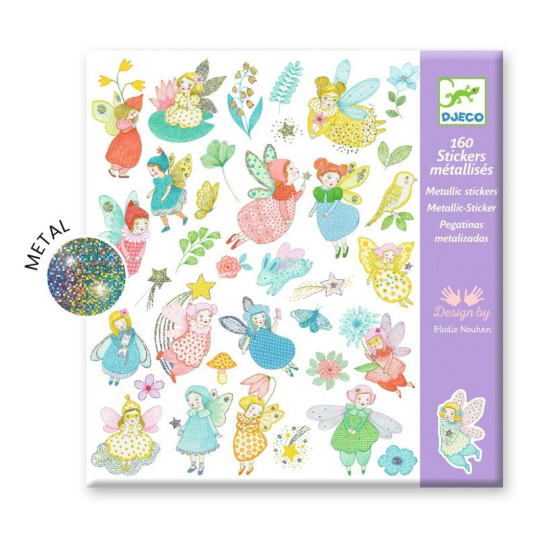 Lipdukų rinkinys - Sparkly fairies