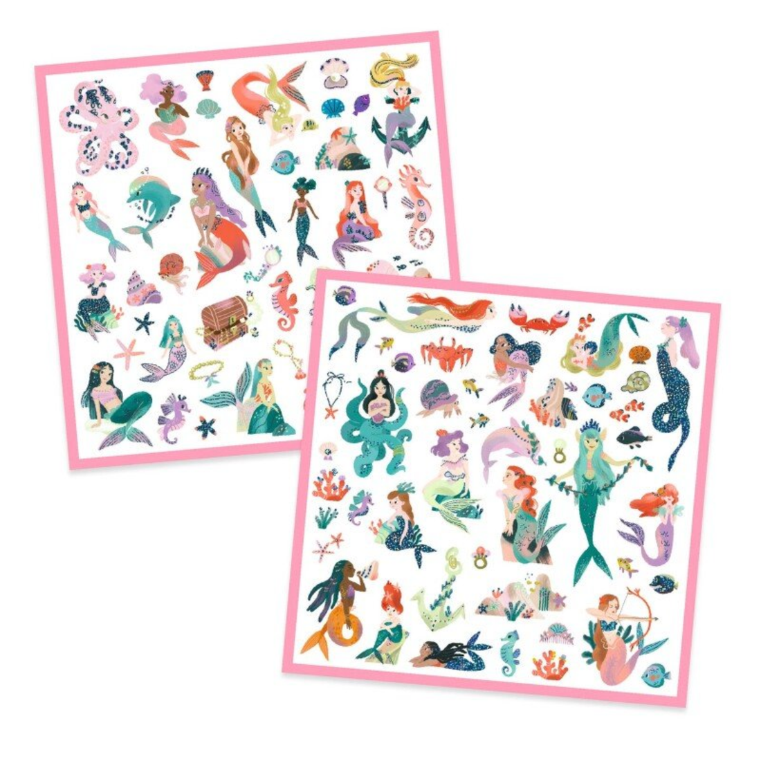 Lipdukų rinkinys - Sparkly mermaids