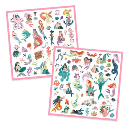 Lipdukų rinkinys - Sparkly mermaids