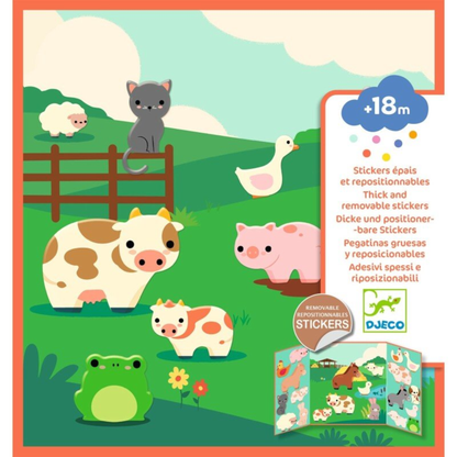 Daugkartiniai lipdukai - Farm Animals