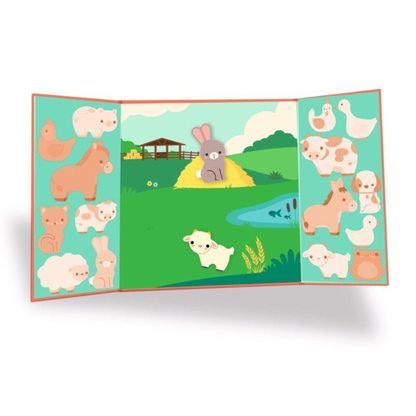 Daugkartiniai lipdukai - Farm Animals