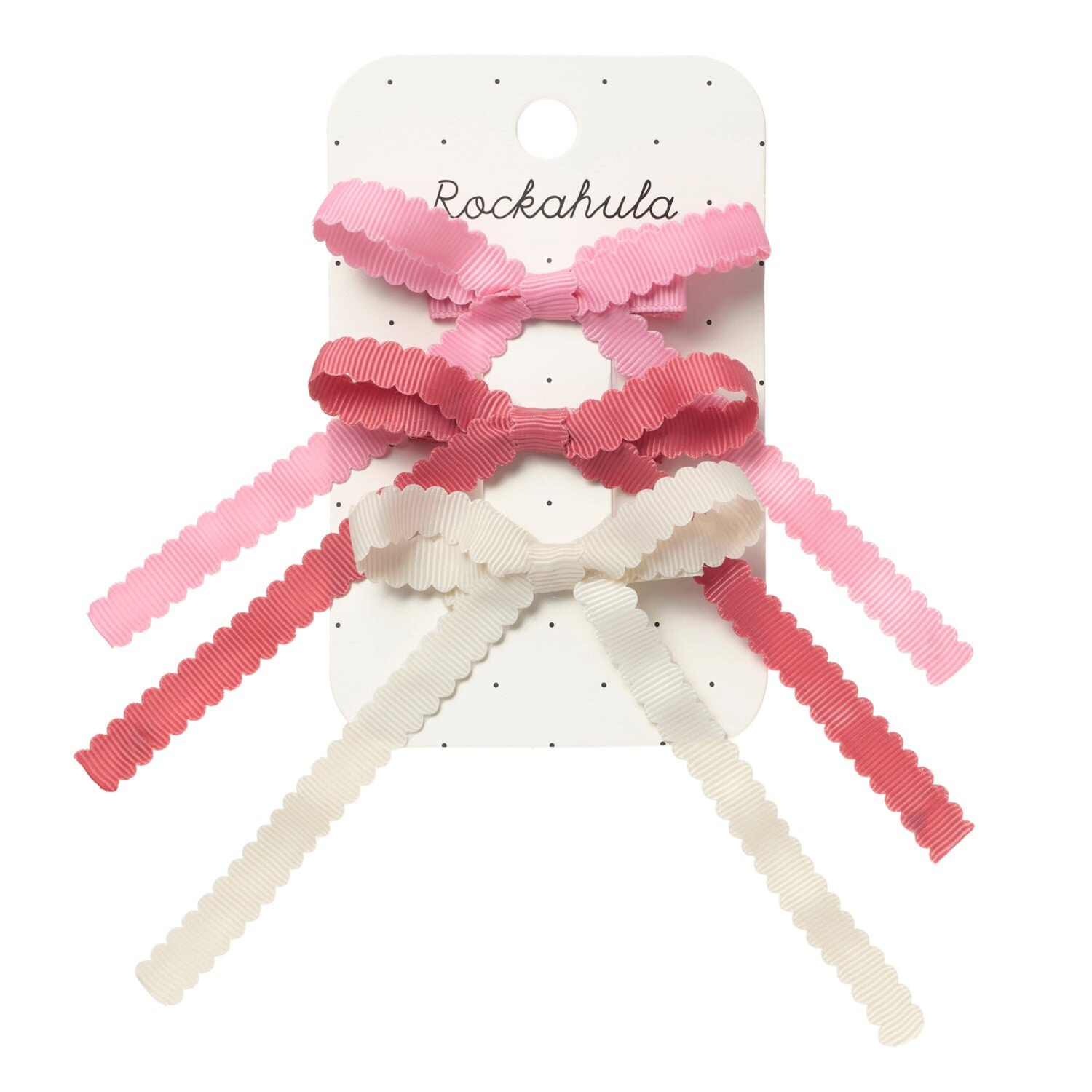 Plaukų segtukai - Scalloped Bow Tie