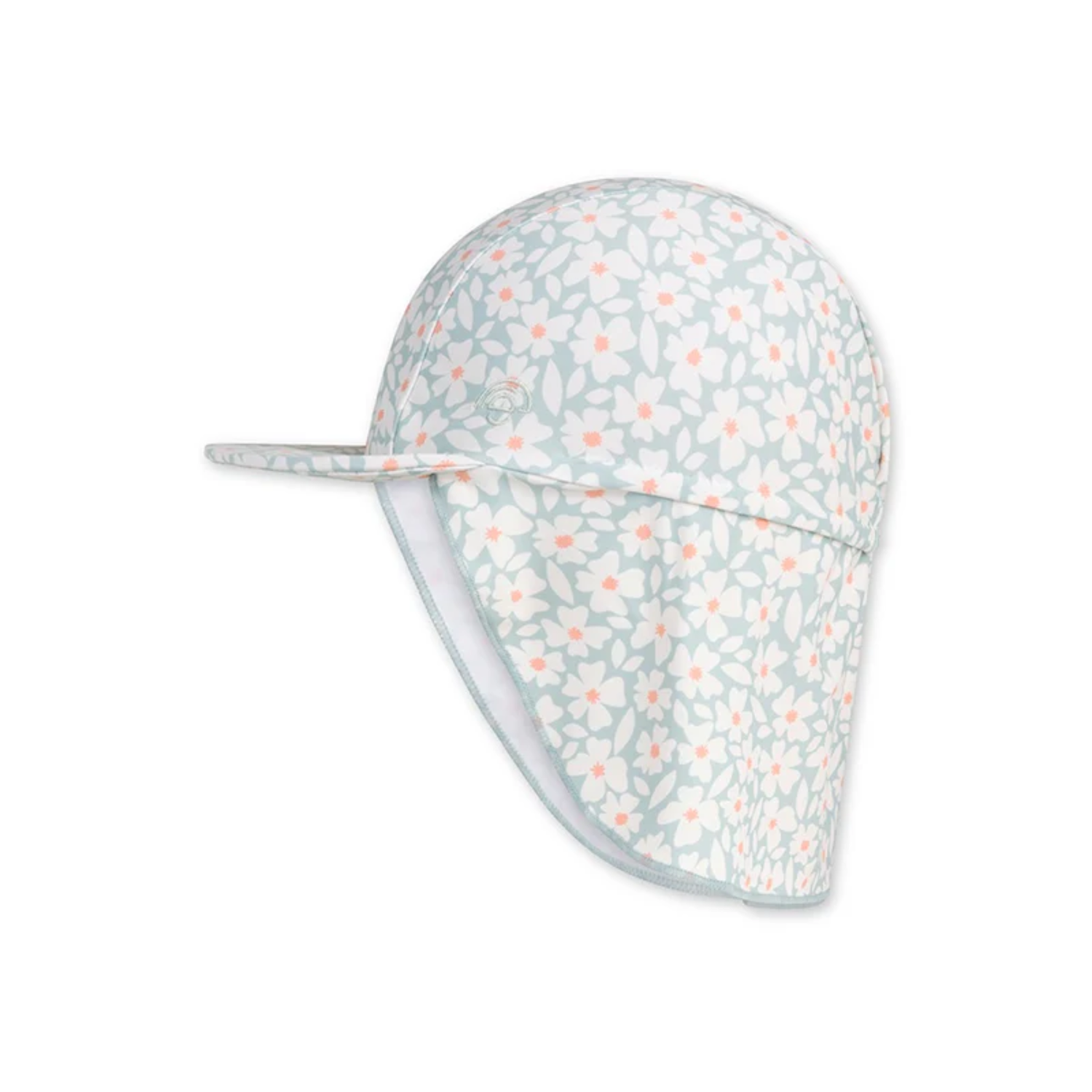 Swimming cap with neck protection - Floral Love