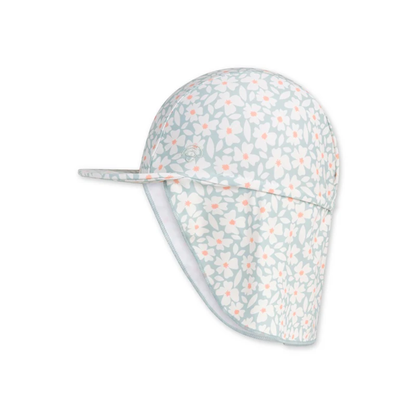 Swimming cap with neck protection - Floral Love