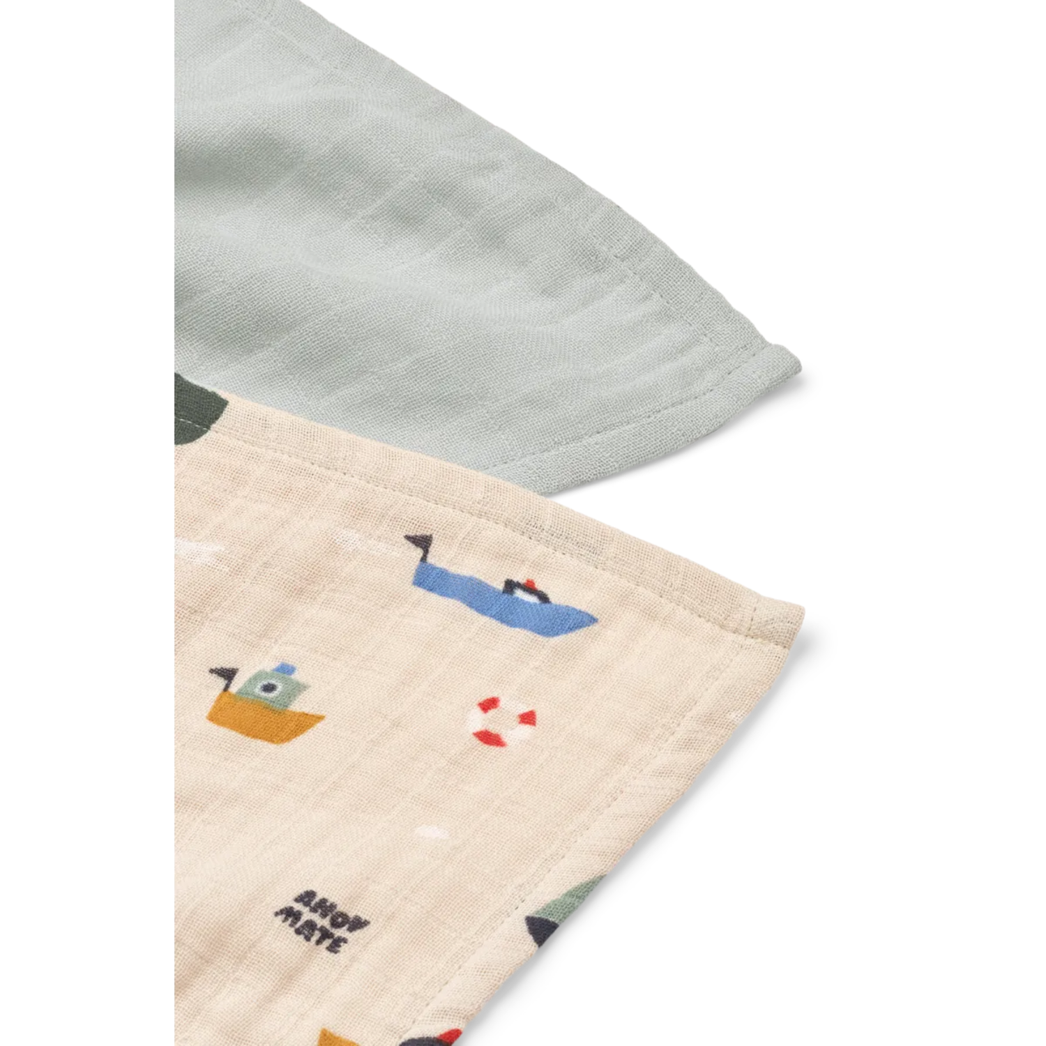 Lewis 2 muslino merliukai - Sailing / Dove blue mix