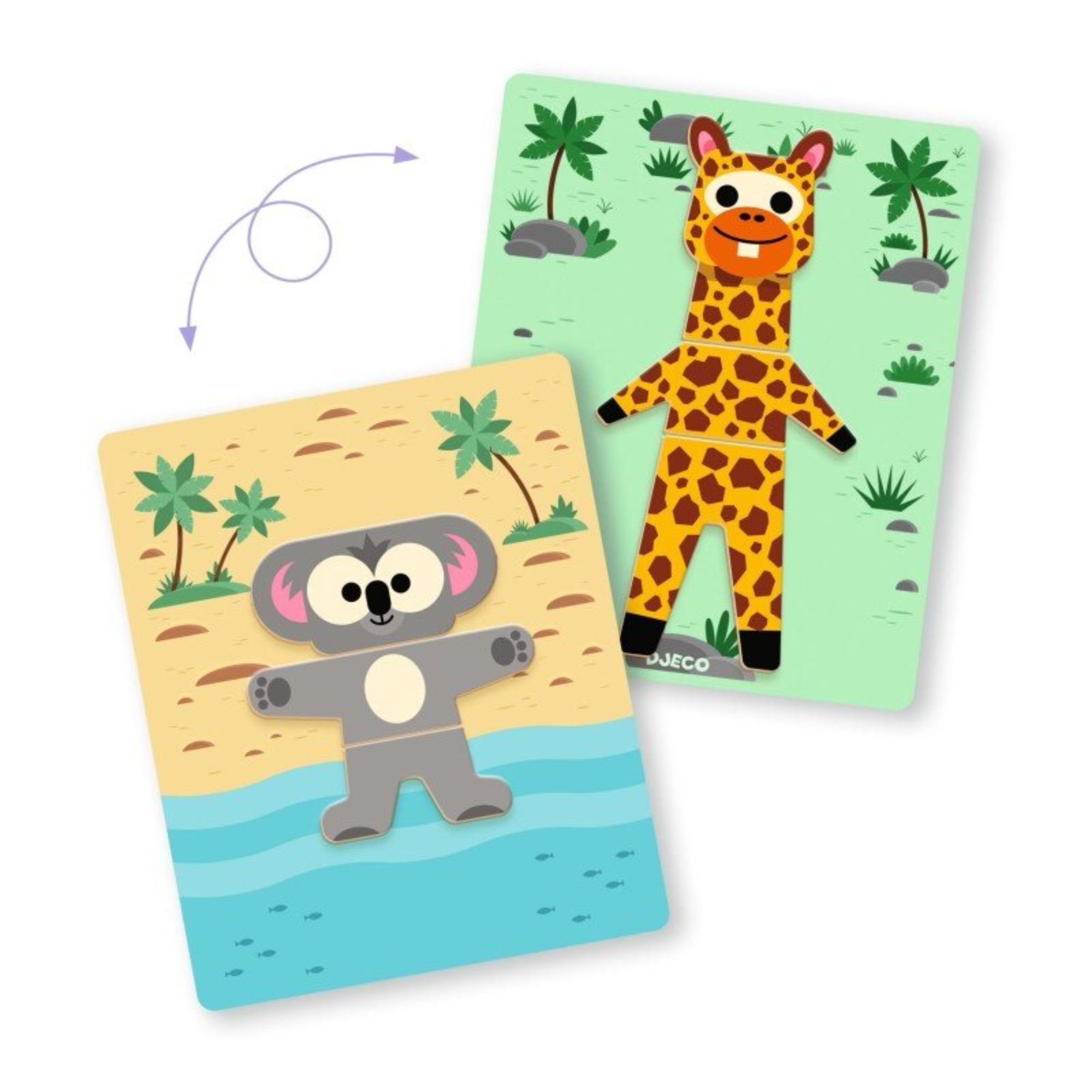 Djeco magnetic game - Zanimals
