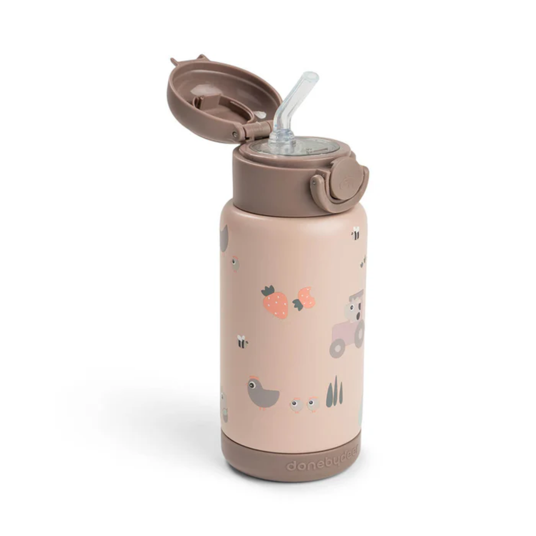 Termosinė gertuvė su šiaudeliu - Tiny farm Powder