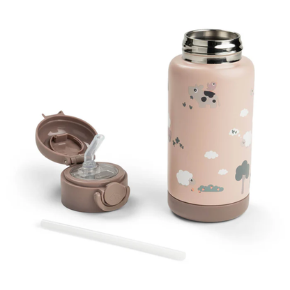 Termosinė gertuvė su šiaudeliu - Tiny farm Powder