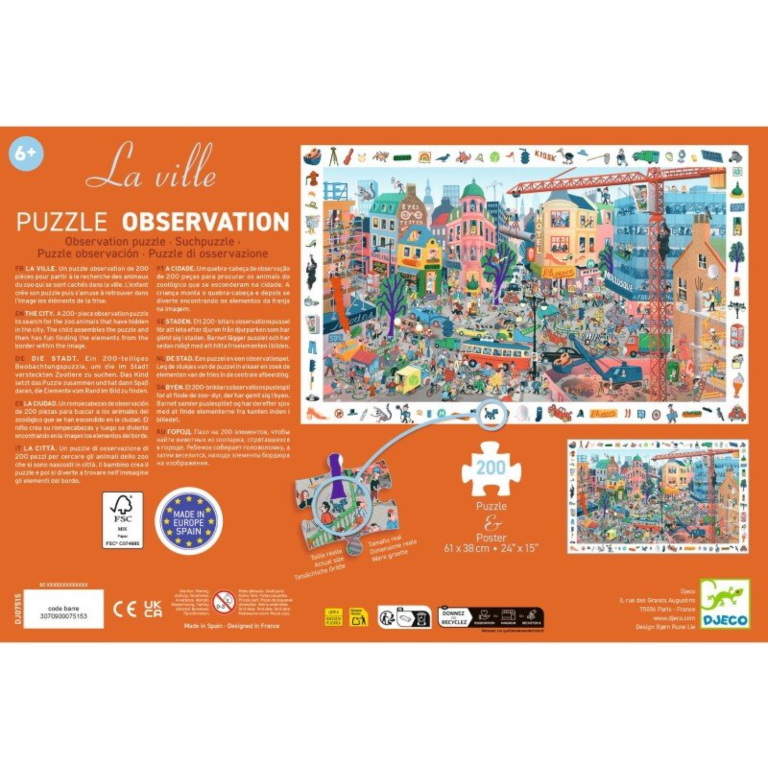 Djeco puzzle - The farm