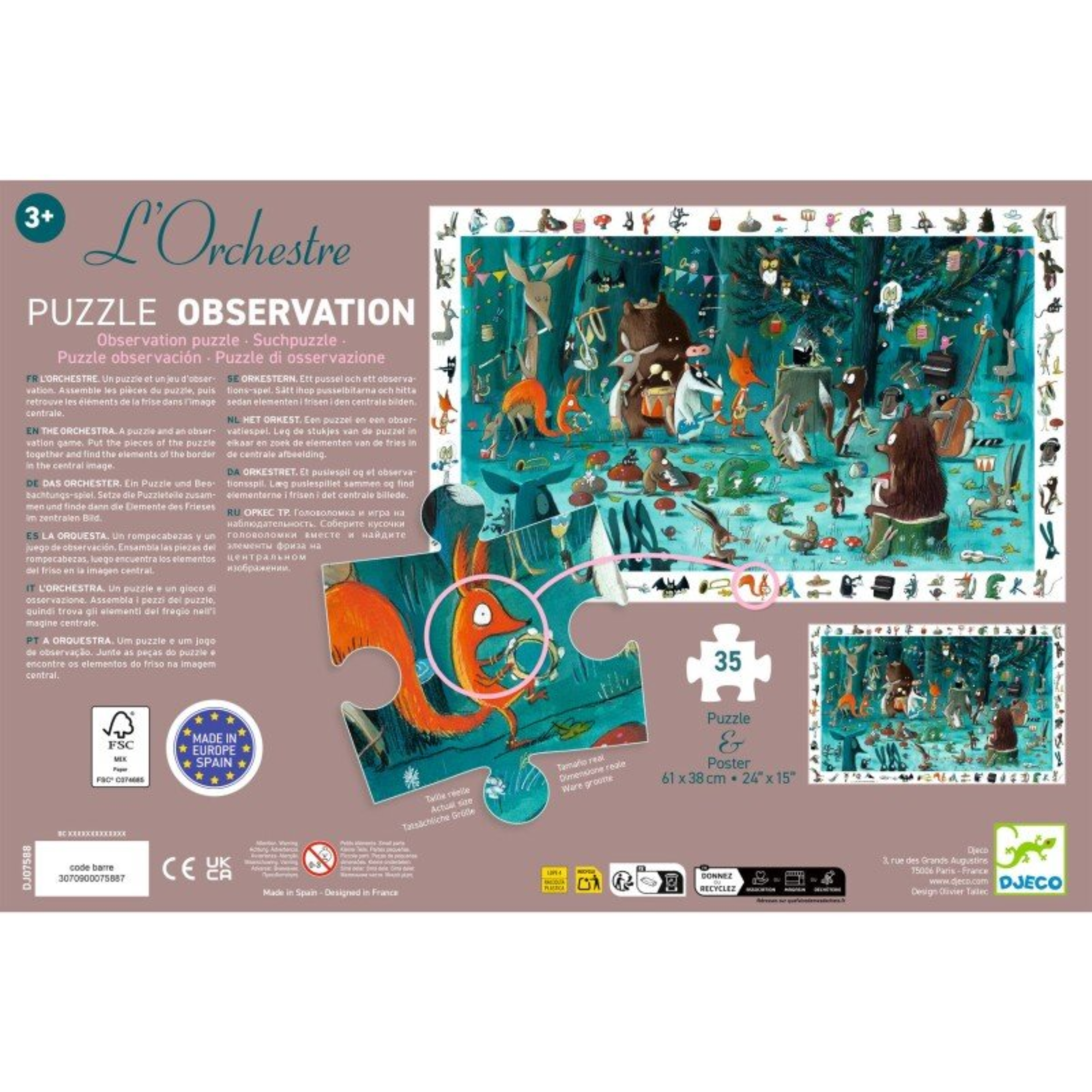 Djeco puzzle - The farm
