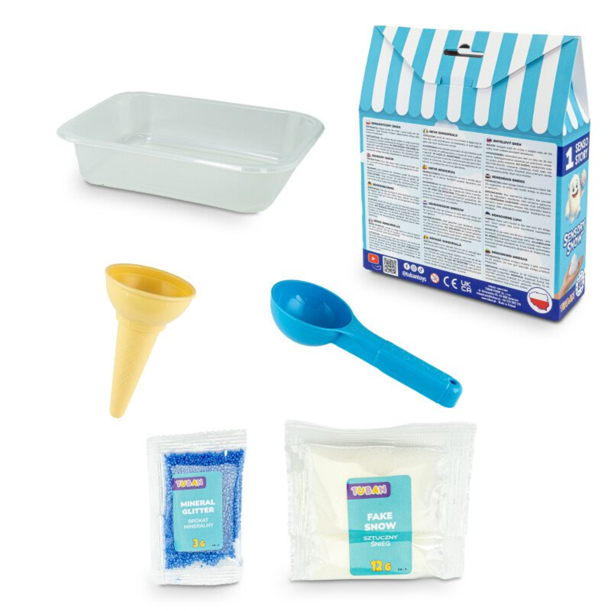 Sensorinis rinkinys – Dirbtinis sniegas