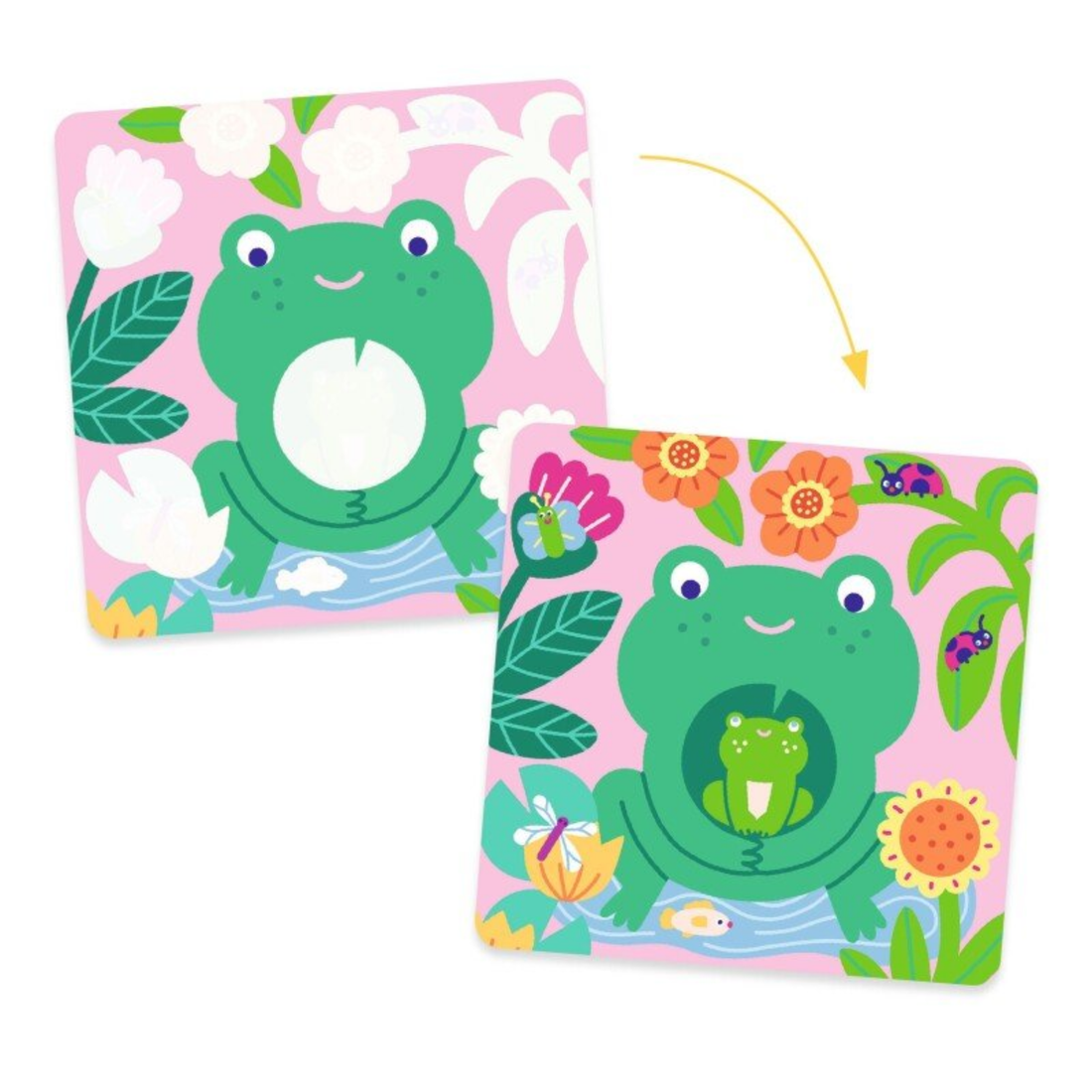 Spalvink vandeniu - Garden baby animals