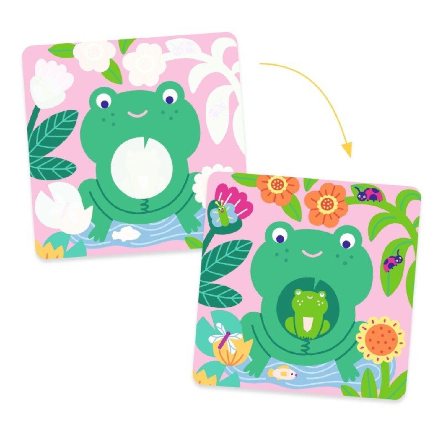 Spalvink vandeniu - Garden baby animals