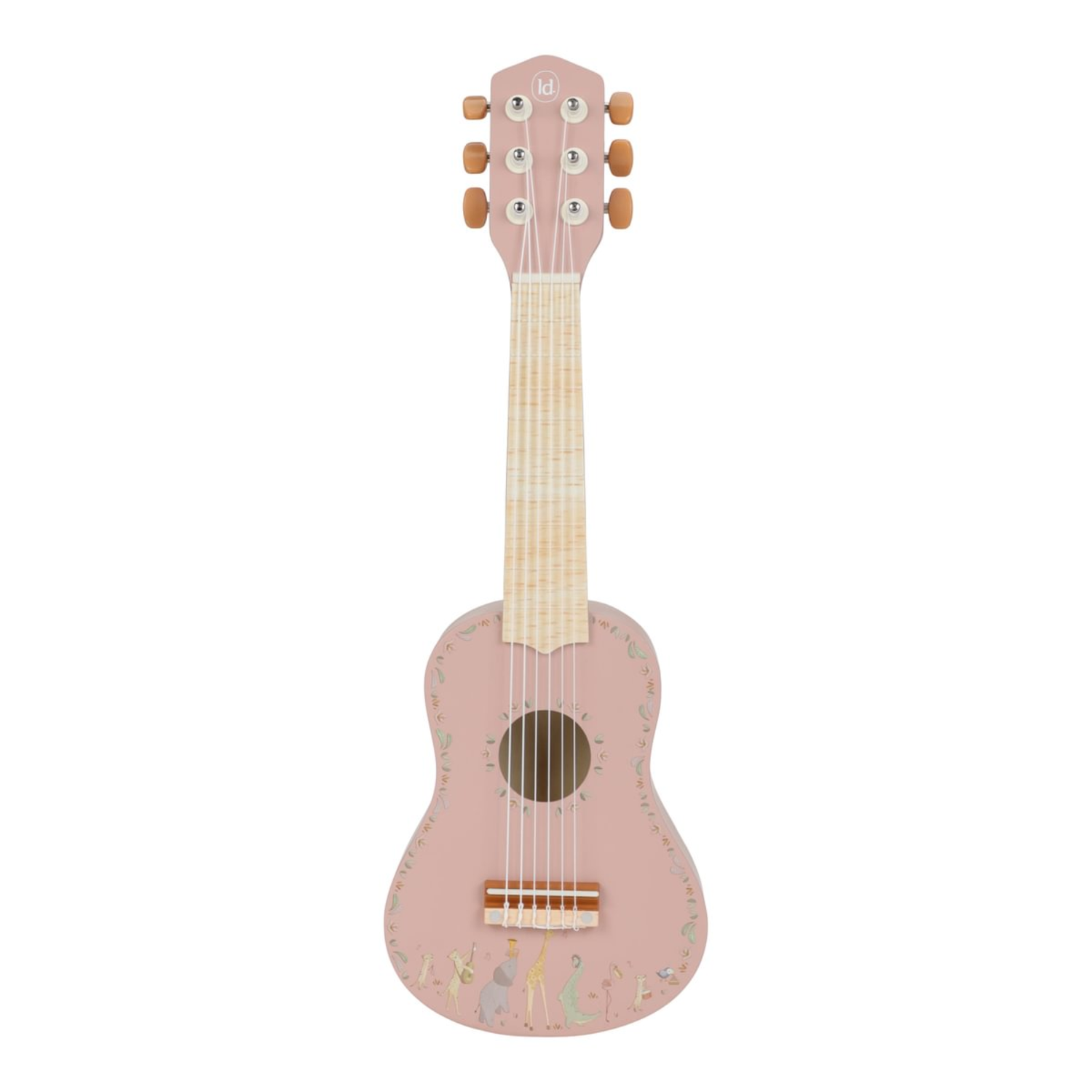 Medinė gitara - Safari Friends Pink
